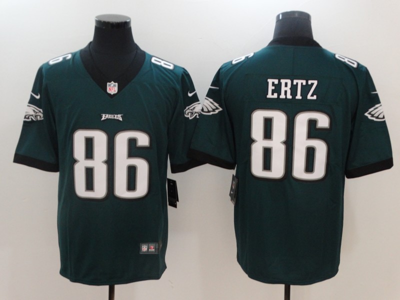 Men Philadelphia Eagles #86 Ertz Green Nike Vapor Untouchable Limited NFL Jerseys->women nfl jersey->Women Jersey